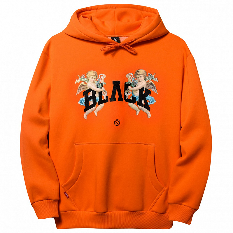 Толстовка ZIQ & YONI Black ANGEL оранжевая HD-ANGEL-ORG