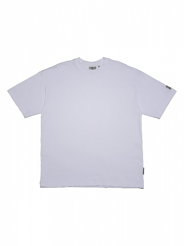 Футболка THE BAD FRIENDS Basic left sleeve logo 200гр белый