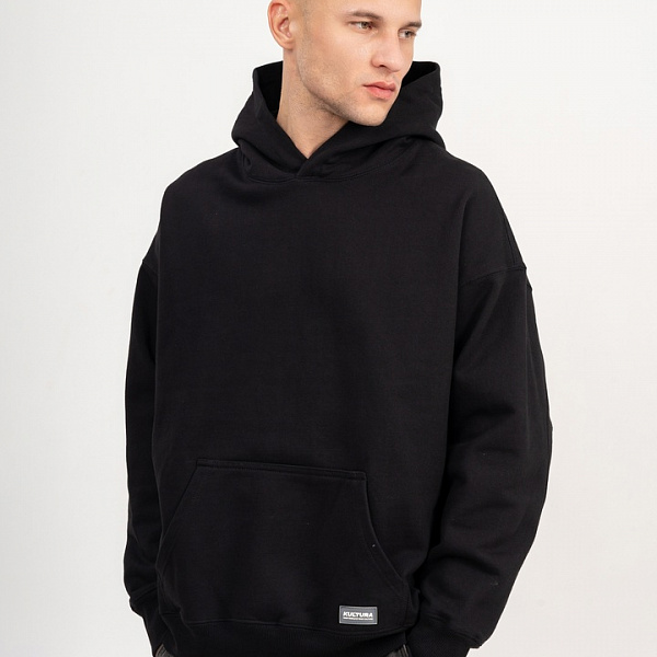 Худи KUL'TURA oversize "Premium" черный