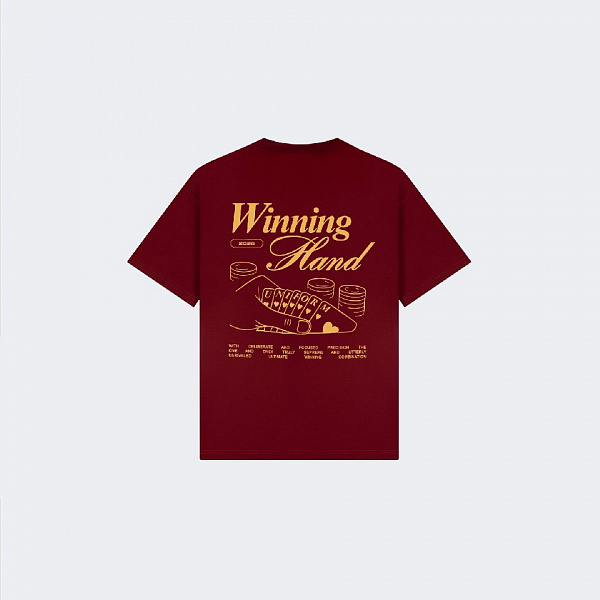 Футболка UNIFORM All in Win Hand бордовый