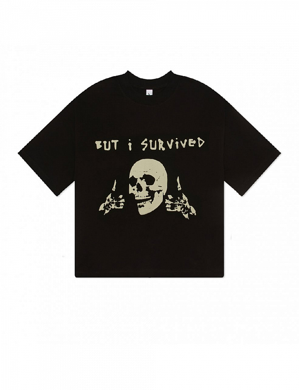 Футболка ZNY  BUT I SURVIVED BLK