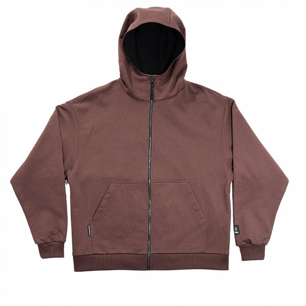 Худи THE BAD FRIENDS на молнии BAD BOY 400гр коричневый