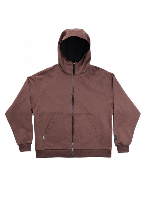 Худи THE BAD FRIENDS на молнии BAD BOY 400гр коричневый