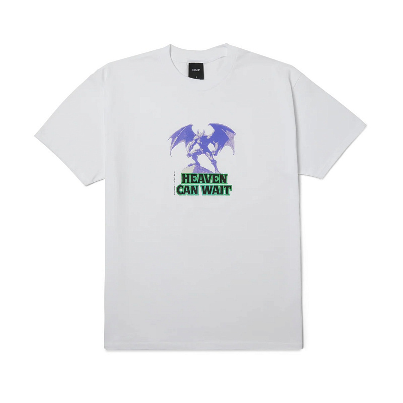 Футболка HUF HEAVEN CAN WAIT SS TEE WHITE