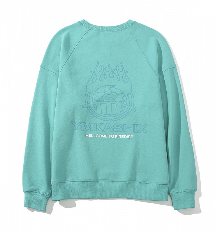 Свитшот YMKA SHIX "HTF" Бирюзовый
