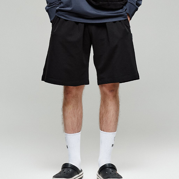 Шорты THE BAD FRIENDS Basic 250гр oversize черный