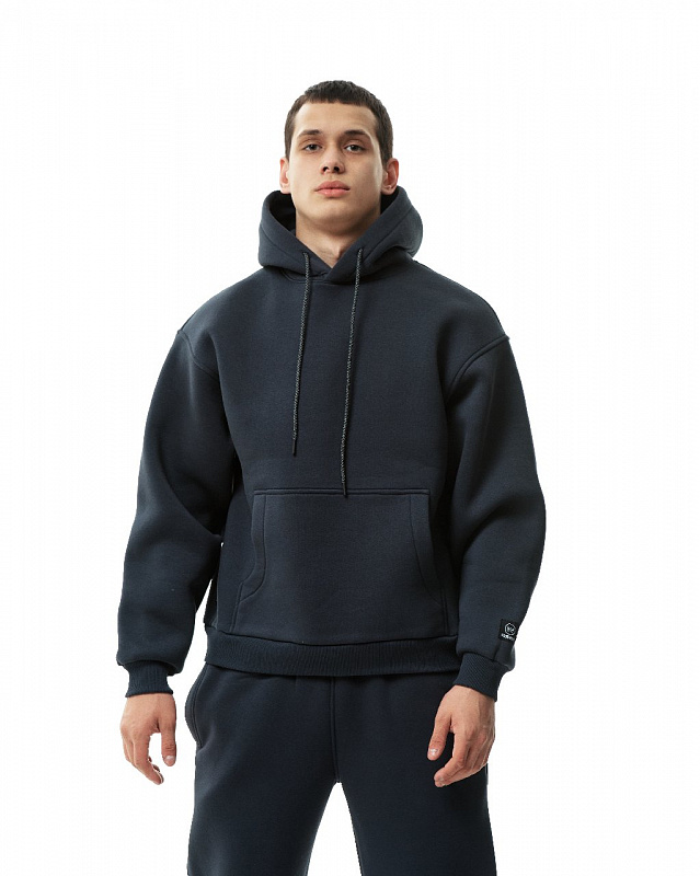 Худи THE BAD FRIENDS оверсайз WRM Basic графит