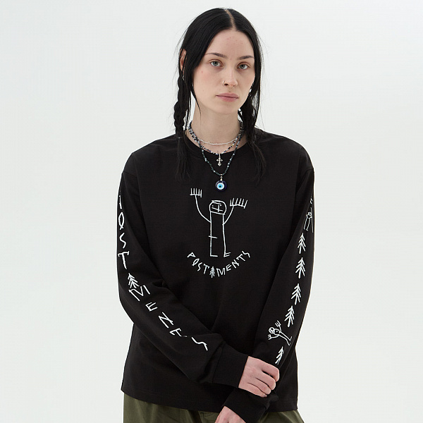 Лонгслив Postaments "Beresta" Black