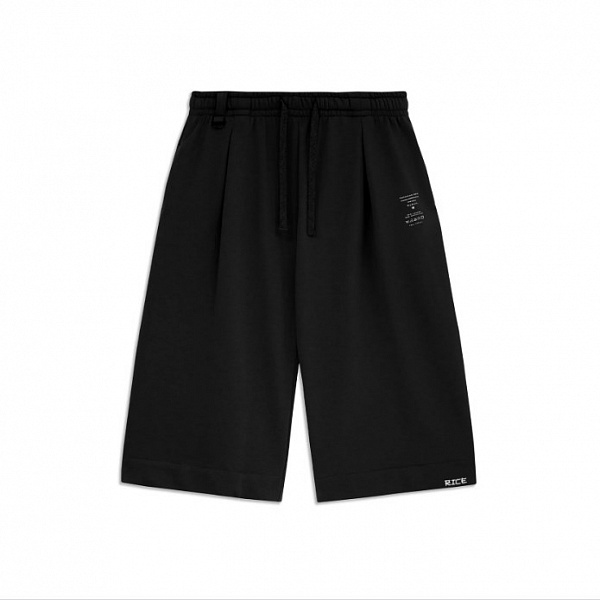 Брюки RICE KINOMO CULOTTES OVERSIZE/BLACK low