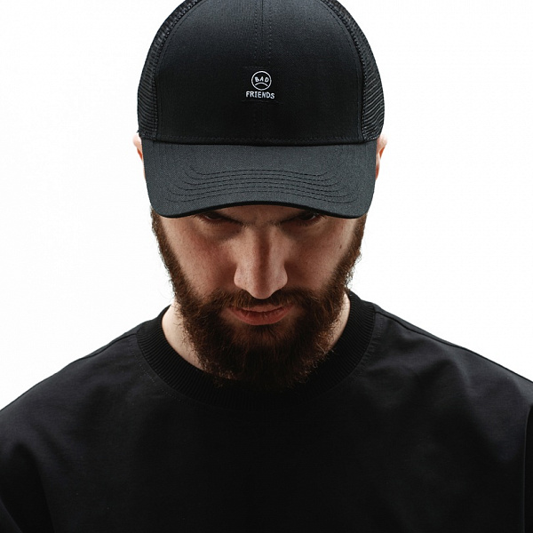 Кепка THE BAD FRIENDS Cassis light черный