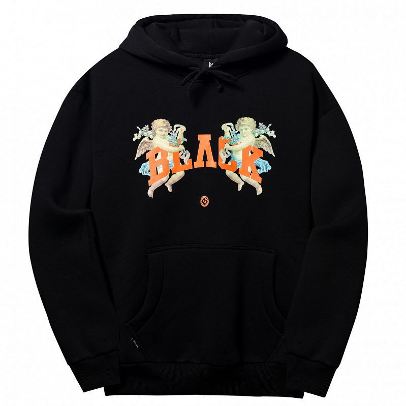 Толстовка ZIQ & YONI Black ANGEL черная HD-ANGEL-BLK