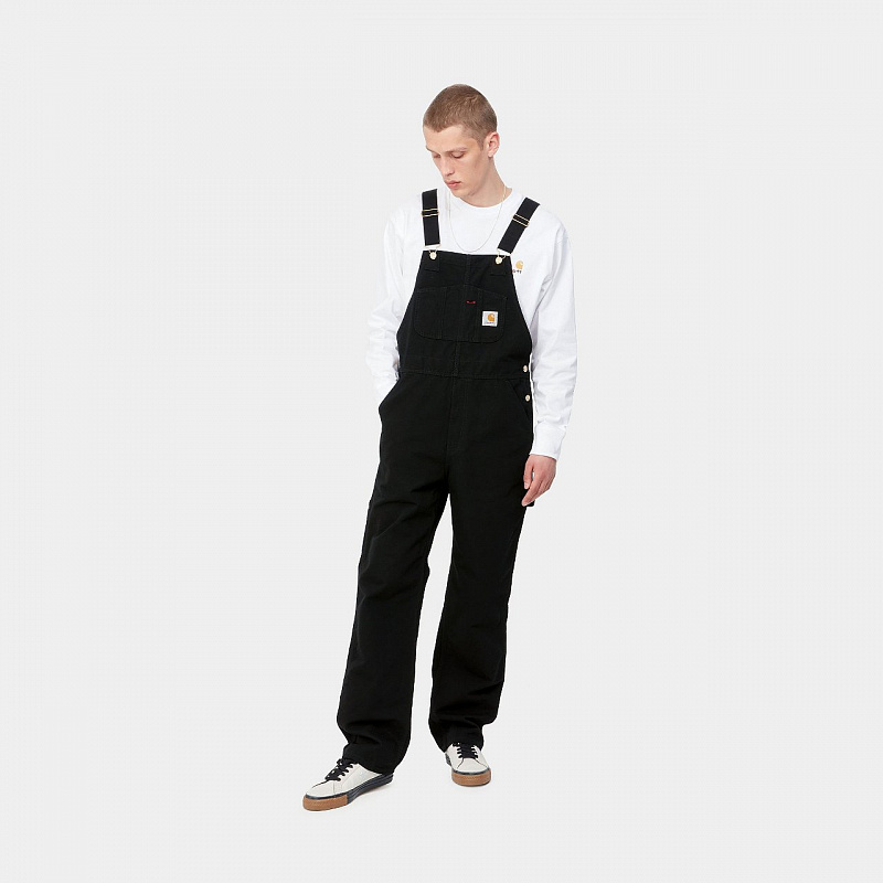 Комбинезон CARHARTT WIP Bib Overall BLACK (RINSED)