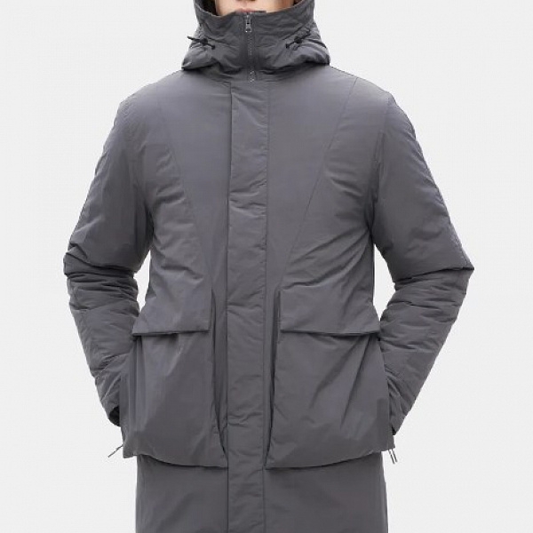 Парка SHU мужская Классический 24/25 тёмно-серая