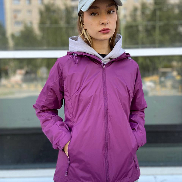 Куртка женская CAMEL Women's windbreaker grape violet сиреневый