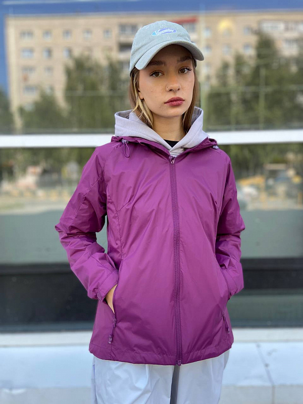 Куртка женская CAMEL Women's windbreaker grape violet сиреневый