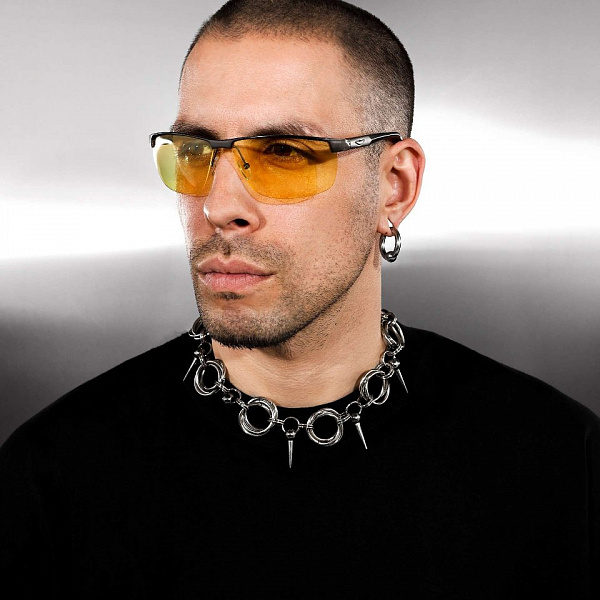 Очки солнцезащитные FLAT RIOT "Aston" Yellow\Metal