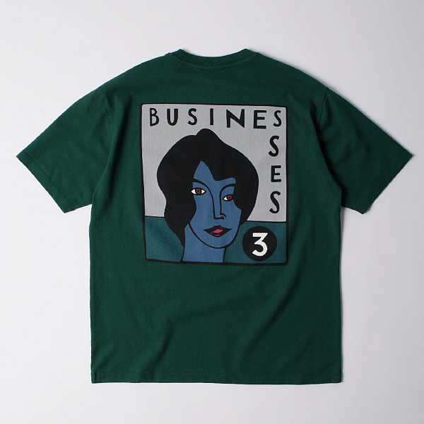 Футболка BY PARRA Nothing please t-shirt PINE GREEN