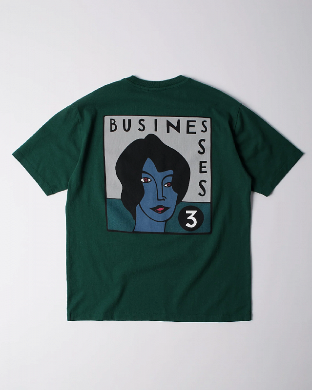 Футболка BY PARRA Nothing please t-shirt PINE GREEN