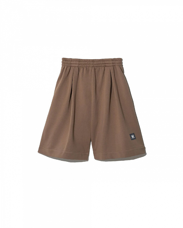 Шорты RICE LOGO SHORTS GREY-BEIGE