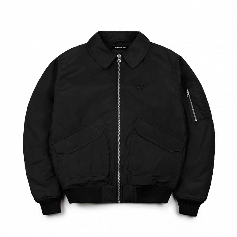 Куртка Питерский щит "Бомбер"Спарта"" черный