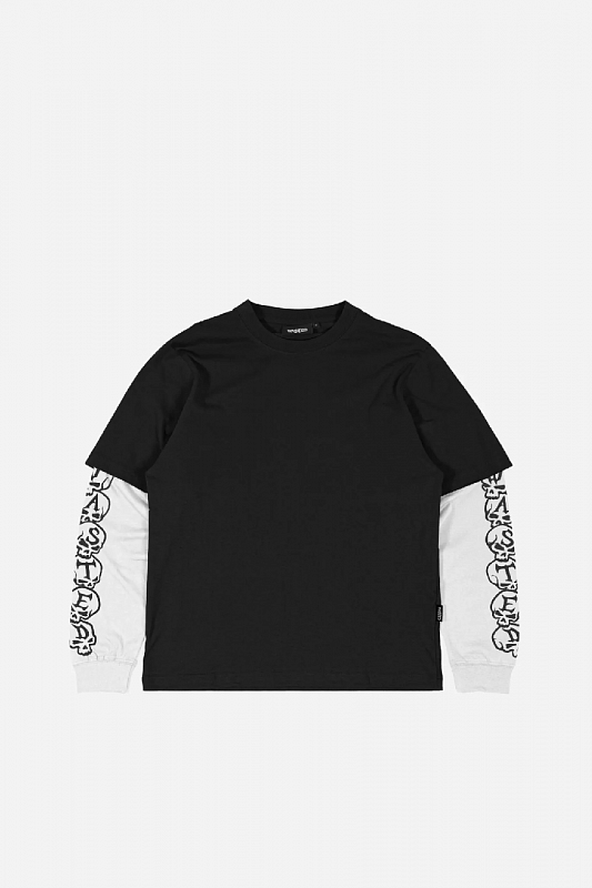 Лонгслив WASTED PARIS BURY T-AGE BLACK/WHITE