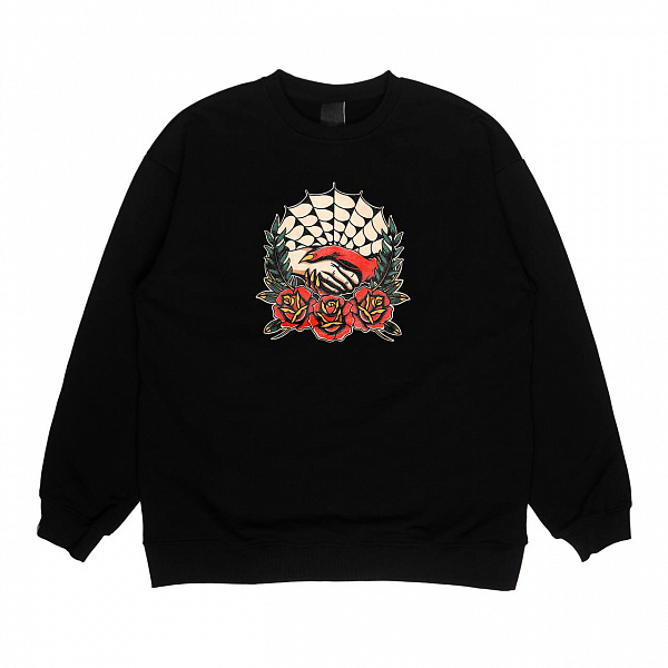 Свитшот STEAL CHILL "Траст" черный