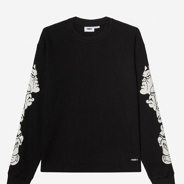 Лонгслив OBEY GOBLIN THERMAL LS BLACK