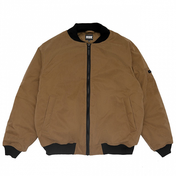 Бомбер HOOK "Лого25" коричневый