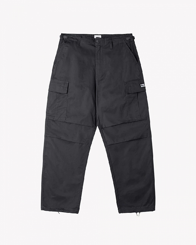 Брюки OBEY BIG TIMER CARGO PANT WASHED BLACK