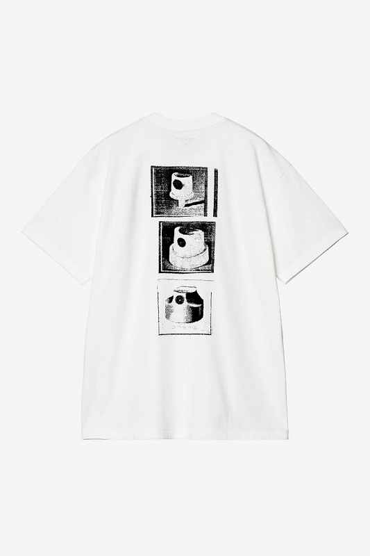 Футболка CARHARTT S/S Caps T-Shirt WHITE