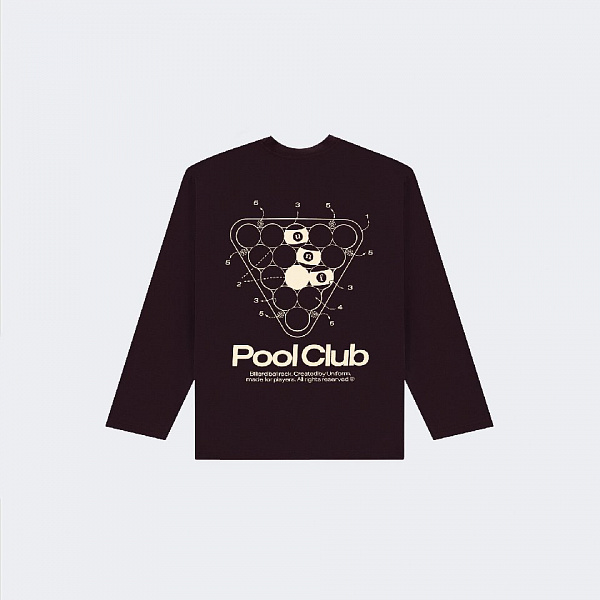 Лонгслив UNIFORM All in 8Pool коричневый