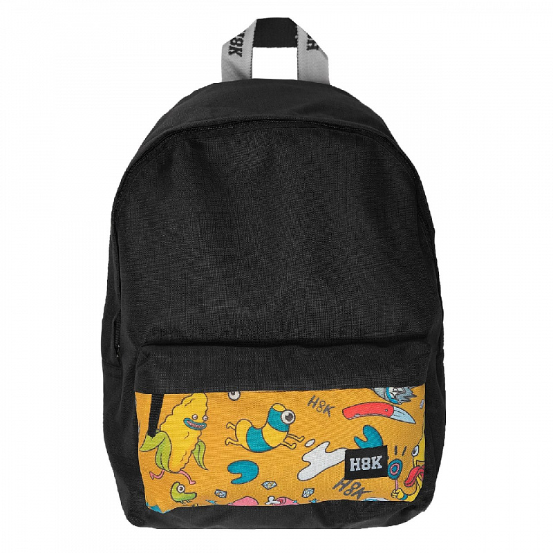 Рюкзак HOOK «Лайк» черный+желтый