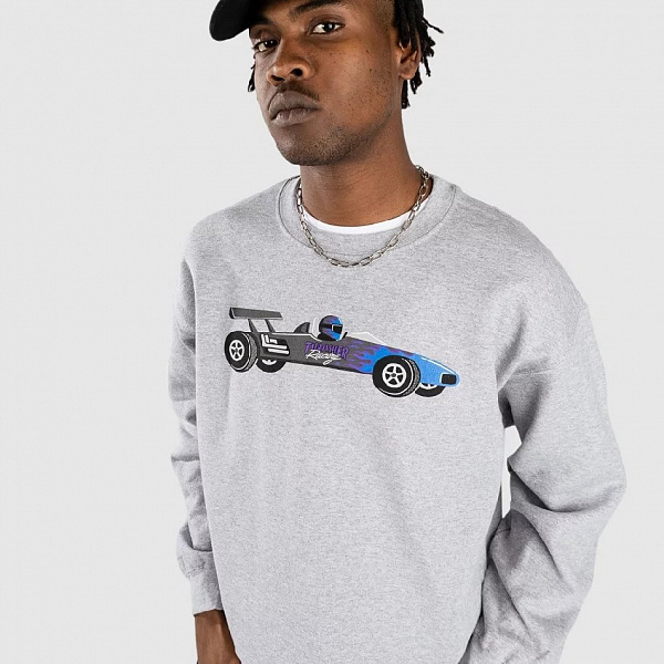 Свитшот THRASHER "RACECAR" SPORT GREY