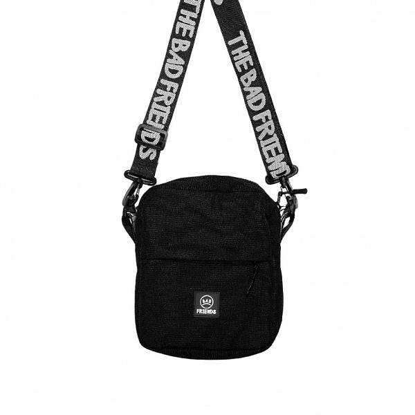 Сумка THE BAD FRIENDS Shoulder bag L black sling оксфорд черный