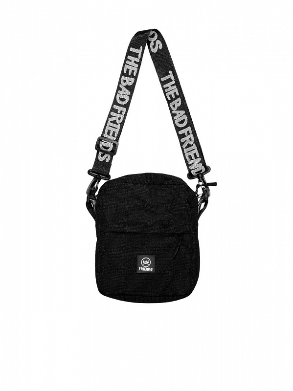 Сумка THE BAD FRIENDS Shoulder bag L black sling оксфорд черный