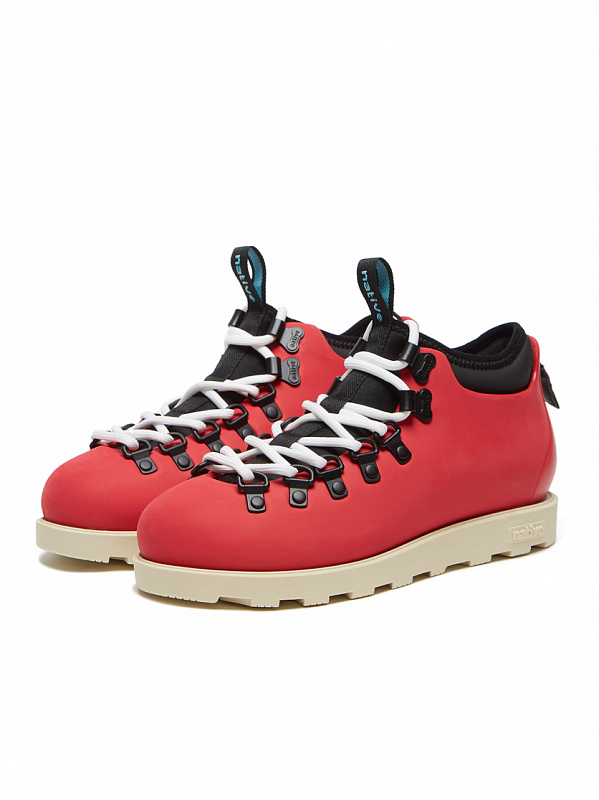 Ботинки высокие Native Fitzsimmons Citylite TRUE RED/ BONE WHITE