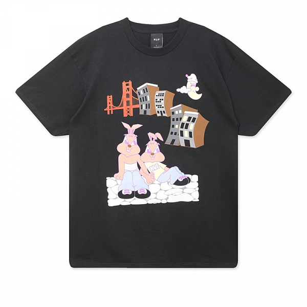 Футболка HUF BAE VIEW S/S TEE BLACK