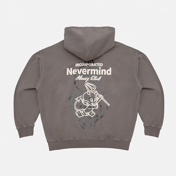 Худи NVM «Money Club», светло-серый