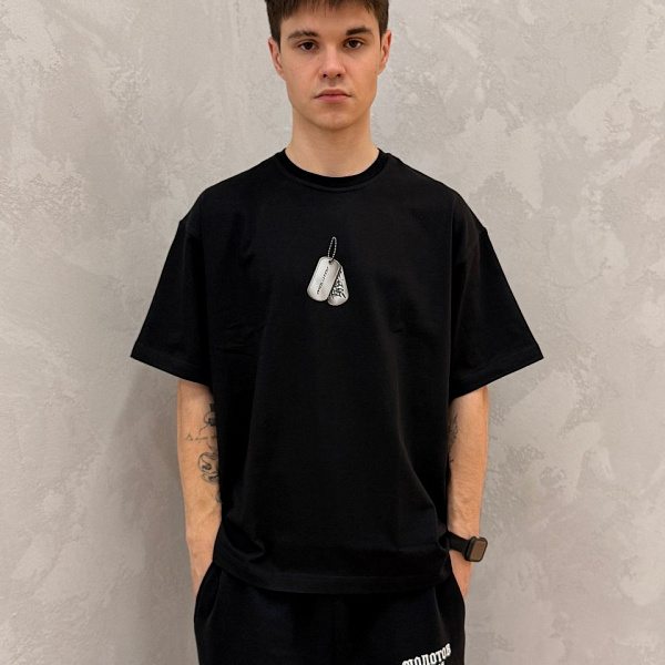 Футболка MOLOTOV Base Mini Token AW'25 Black Черный
