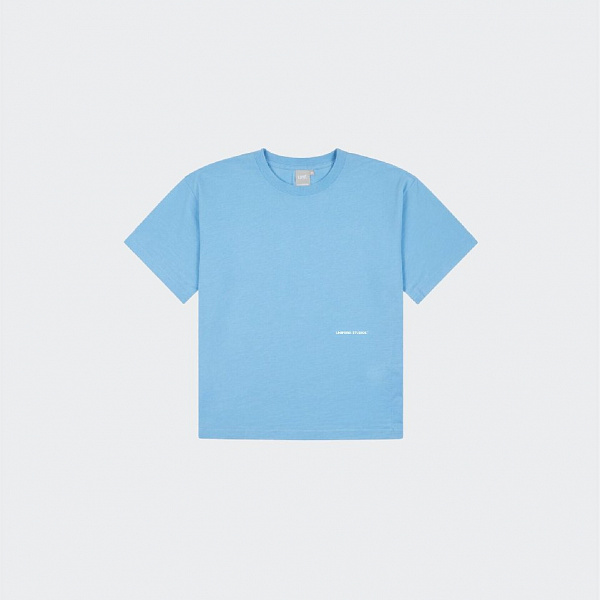 Футболка UNIFORM Boxy голубой