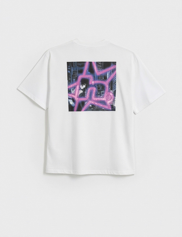 Футболка HUF CYBERPUNK S/S TEE WHITE