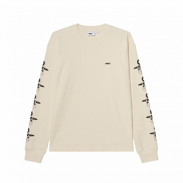 Лонгслив OBEY EARS THERMAL LS BLANC DE BLANC