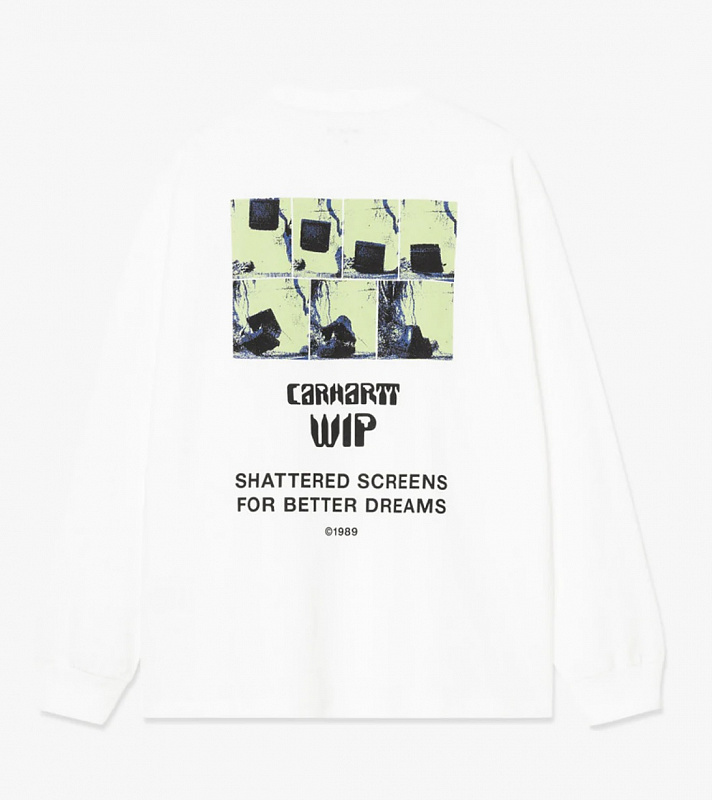 Лонгслив CARHARTT WIP L/S Better Dreams T-Shirt WHITE