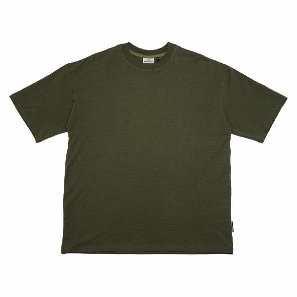 Футболка THE BAD FRIENDS Basic left sleeve logo 200гр хаки