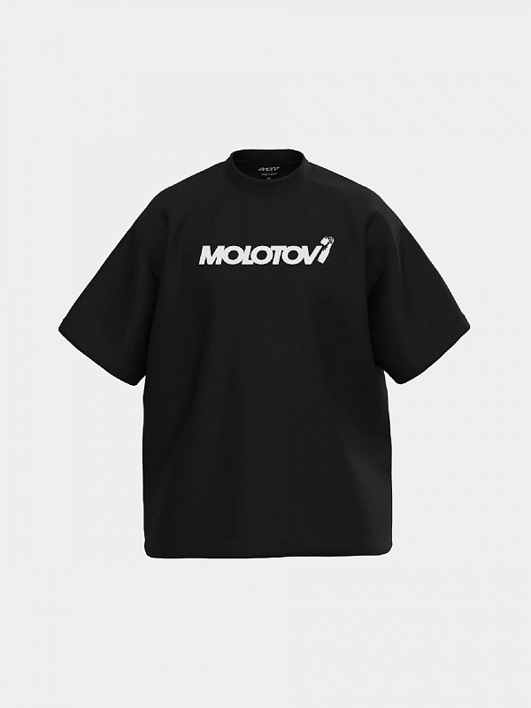 Футболка MOLOTOV OG Big Logo SS'25 Black Чёрный