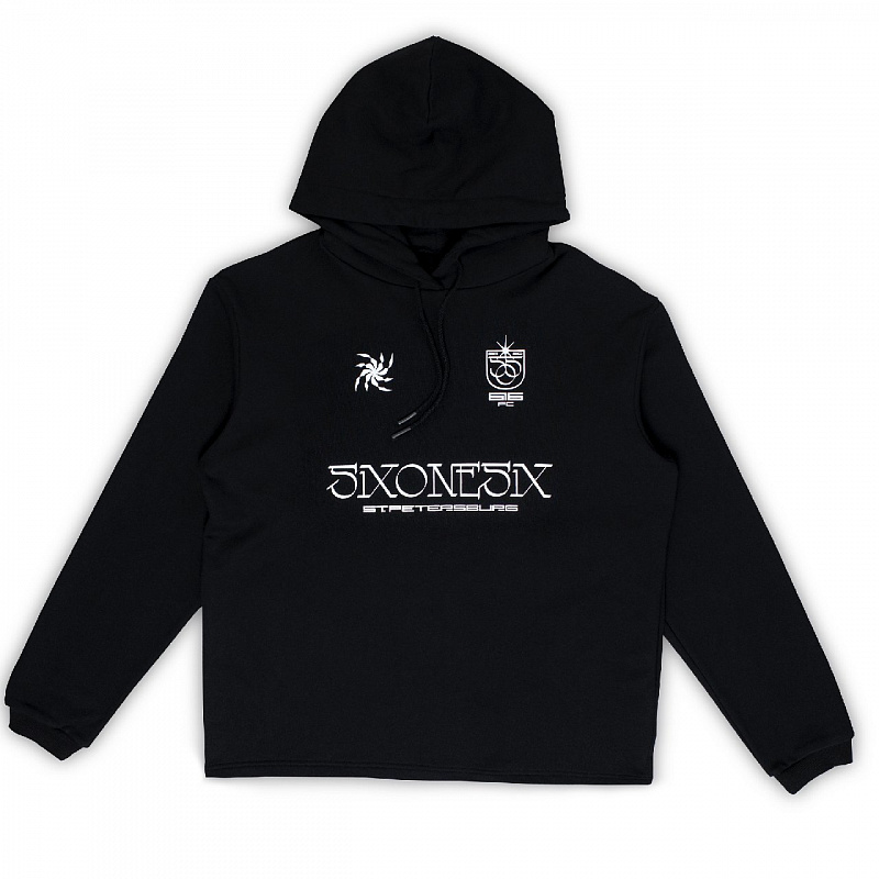 Худи Sixonesix "ACID FOOTBALL" BLACK