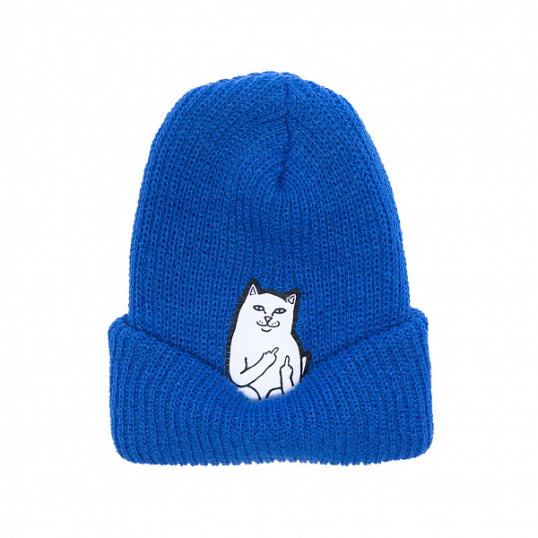 Шапка RIPNDIP Lord Nermal Beanie Blue
