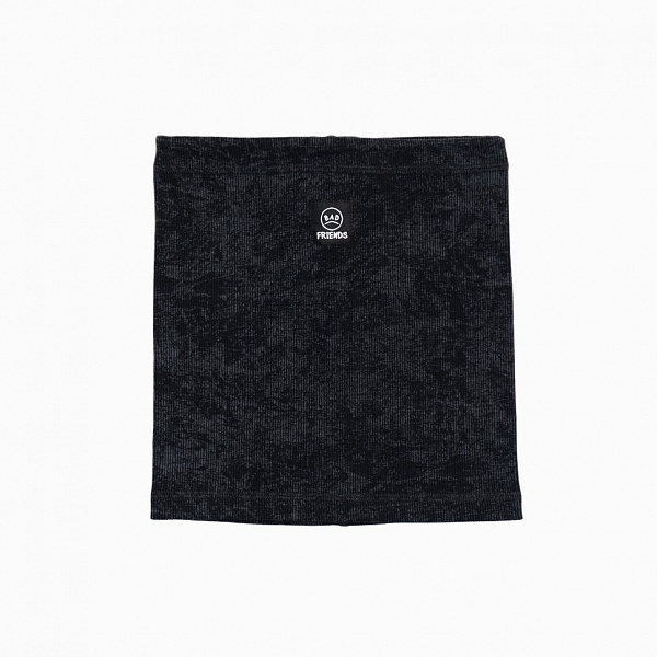 Шарф THE BAD FRIENDS Баф BAF 01 черный винтаж
