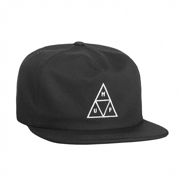 Кепка HUF ESS UNSTRUCTURED TT SNAPBACK BLACK