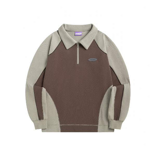 Свитшот YMKA SHIX Puff College star песочный/коричневый